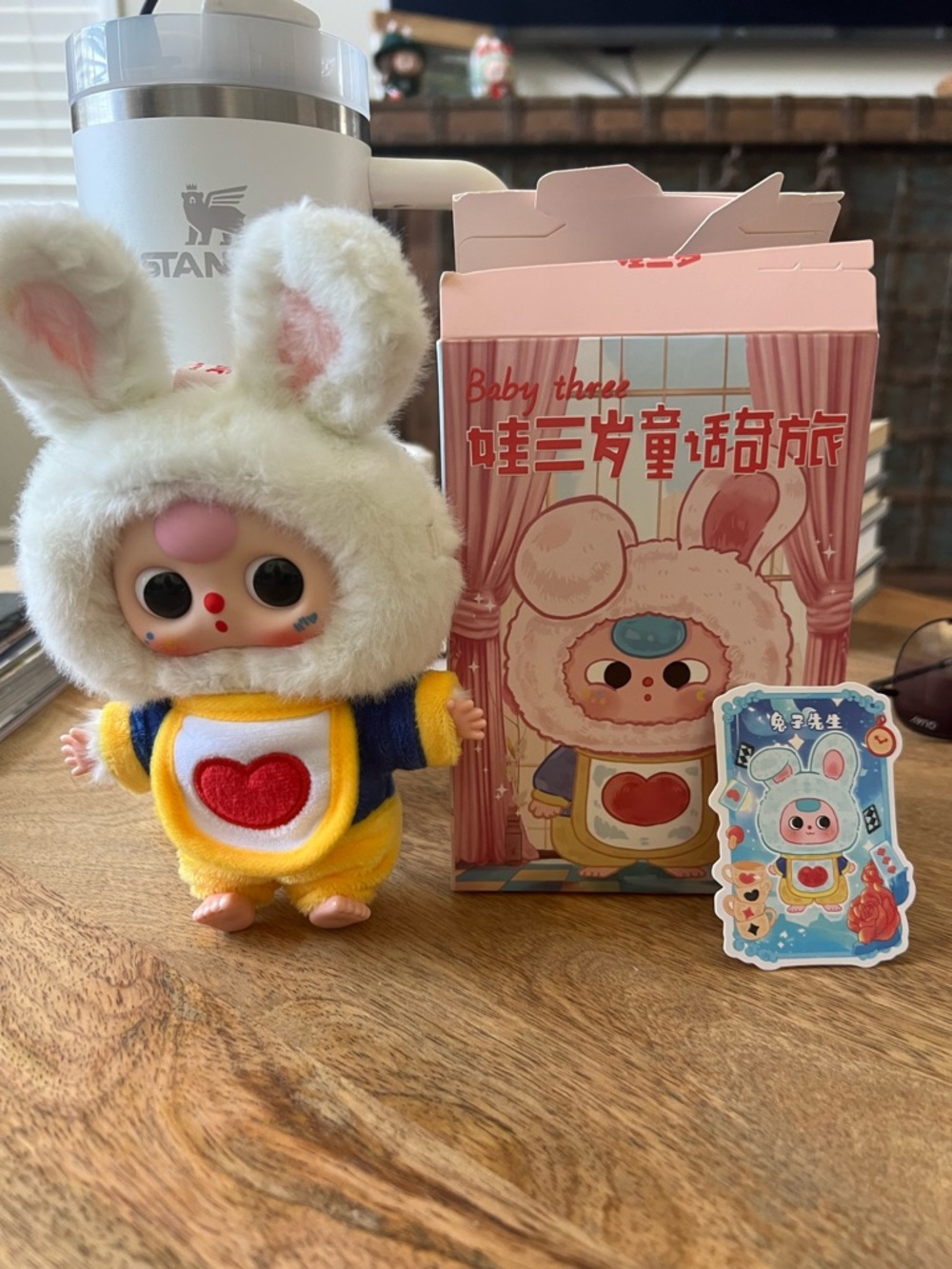 Baby Three wonderland series Cute Bunny Plush Doll (Alice in wonderland)